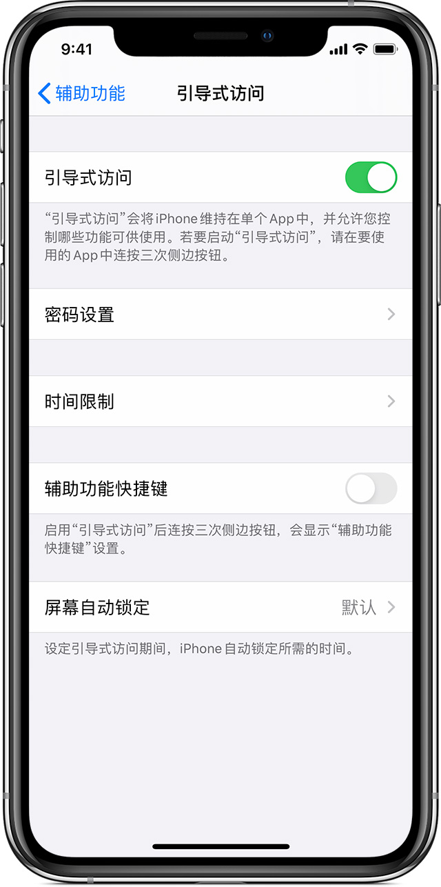 蒙城苹果手机维修分享如何在 iPhone 上退出引导式访问 