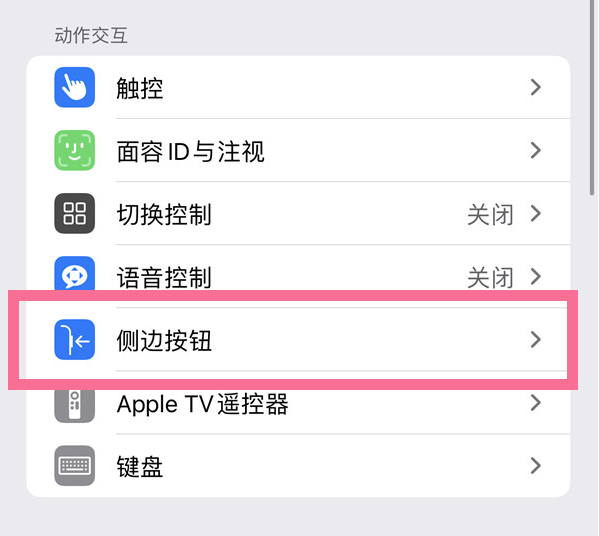 蒙城苹果14维修店分享iPhone14 Plus侧键双击下载功能关闭方法 