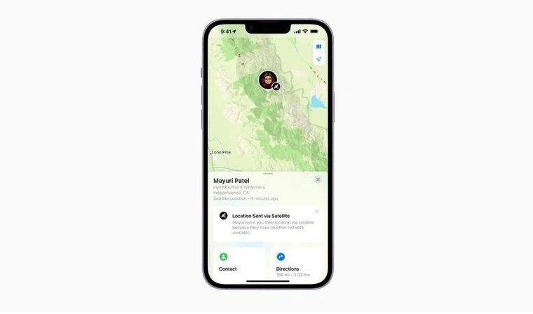 蒙城苹果14维修分享iPhone14系列中 FindMy功能通过卫星分享位置方法教程 