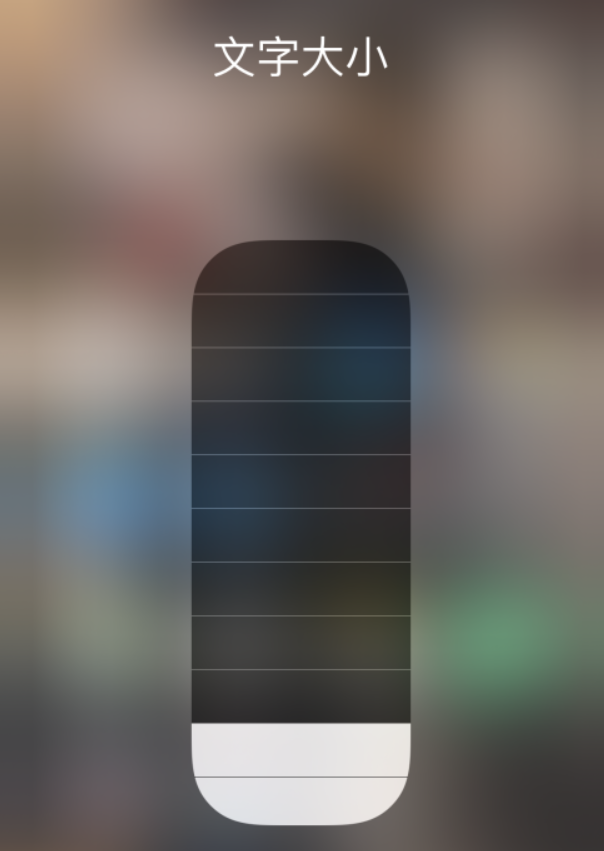蒙城苹果手机维修分享小技巧：在 iPhone 控制中心快速调节字体大小 